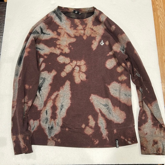 Volcom Sweaters - Volcom Acid Washed Crew Neck Sweater size Large
